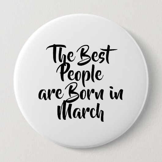 "March" Birthday Button (Voorkant)