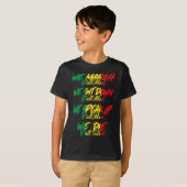 March Black Pride Afro-Amerikaans Juneteenth T-shirt (Voorkant volledig)