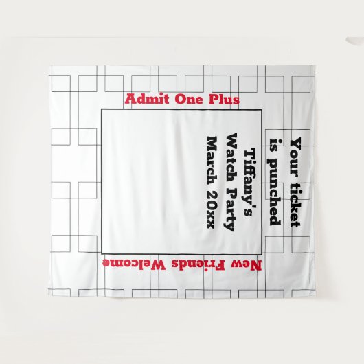 March Bracket Basketbal Watch Party Achtergrond Wandkleed (Voorkant (horizontaal))