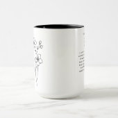 March Bridesmaid | Cherry Blossom Geboortebloem Mok (Midden)