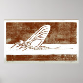 March Brown May Fly Poster (Voorkant)