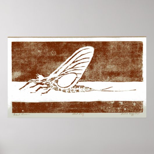 March Brown May Fly Poster (Voorkant)
