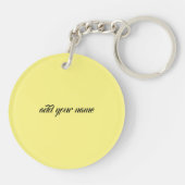 March-Daffodil Sleutelhanger (Achterkant)