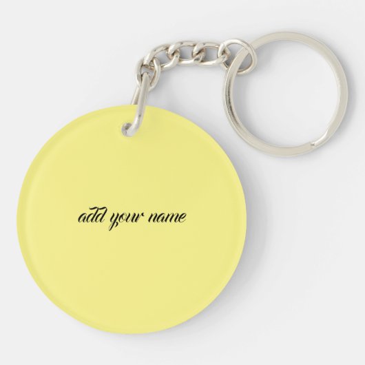 March-Daffodil Sleutelhanger (Achterkant)