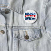 March for our lives patch ronde button 5,7 cm (In situ)