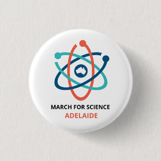 March for Science - Adelaide - Ronde Button 3,2 Cm