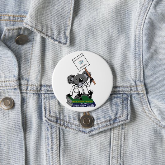March for Science Australia - Koala Ronde Button 7,6 Cm (In situ)