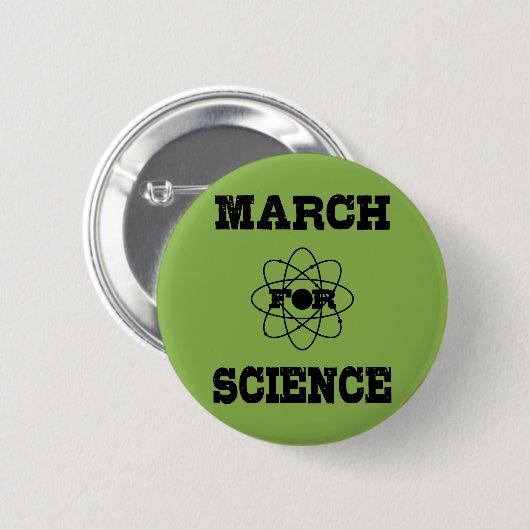 March for Science Button (Voorkant /achterkant)