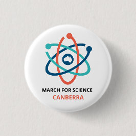 March for Science - Canberra - Ronde Button 3,2 Cm