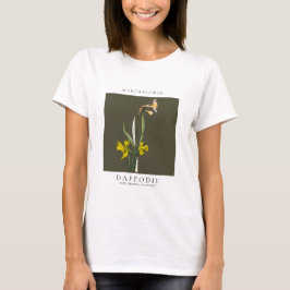 March geboortemaand bloem t-shirt