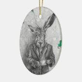March Hare Ornament Alice in Wonderland Ornament (Links)