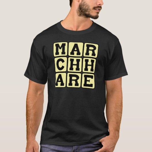 March Hare, Paashaas T-shirt (Voorkant)