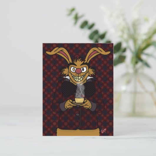 March Hare Postcard Briefkaart (Staand voorkant)