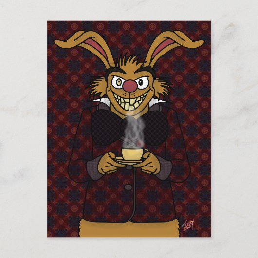 March Hare Postcard Briefkaart (Voorkant)