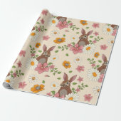 March Hare wrapping Paper Cadeaupapier (Uitgerold)