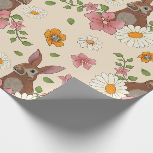 March Hare wrapping Paper Cadeaupapier (Hoek)