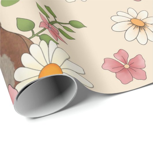 March Hare wrapping Paper Cadeaupapier (Rol Hoek)