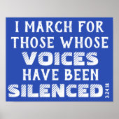 March: I march...poster Poster (Voorkant)