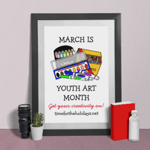 March is het Poster van Youth Art Month