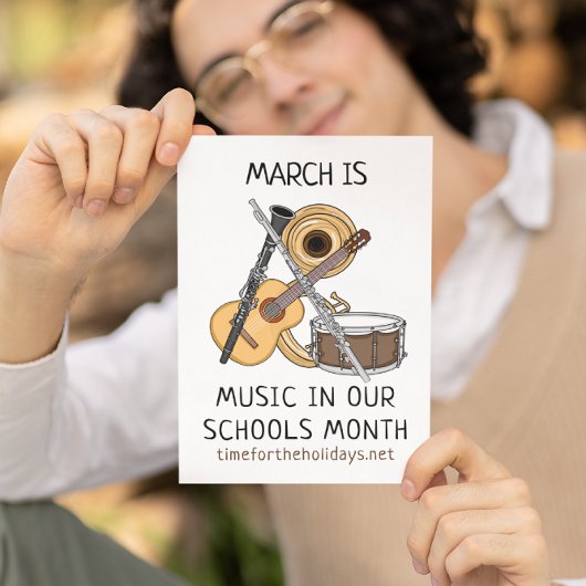 March is Muziek in onze schoolmaand Flyer