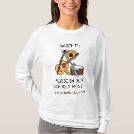 March is Muziek in onze schoolmaand T-shirt