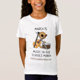 March is Muziek in onze schoolmaand T-shirt