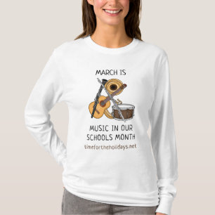 March is Muziek in onze schoolmaand T-shirt