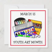 March is Youth Art Month | Kunst voor je kind toev (Voorkant)