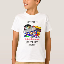 March is Youth Art Month T-shirt