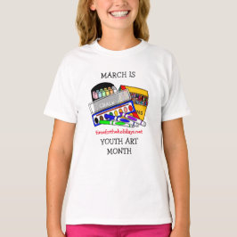 March is Youth Art Month T-shirt