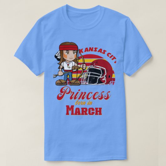 March Kansas City Tailgating Kansas City Chiefs K T-shirt (Design voorkant)