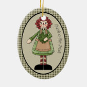 March "Luck O' the Irish" Annie Ornament (Achterkant)