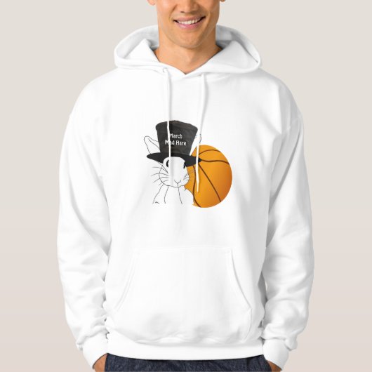 March Mad Hare Basketbal Hoodie (Voorkant)