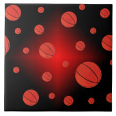 March Madness Basketball Ceramic Tegel Tegeltje (Voorkant)