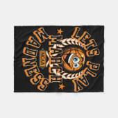 March Madness laat basketbal NCAA spelen Fleece Deken (Voorkant (Horizontaal))