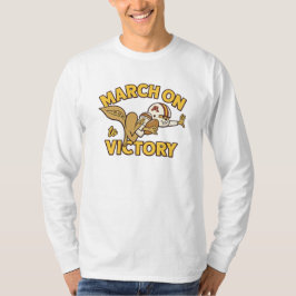 March On to Victory Retro Voetbal T-Shirt
