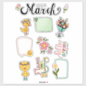 March Sticker Sheet – Spring Awakening (Vel)