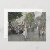 Marché aux fleurs briefkaart (Voorkant / Achterkant)