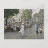 Marché aux fleurs briefkaart (Voorkant)