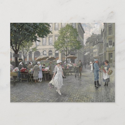 Marché aux fleurs briefkaart (Voorkant)