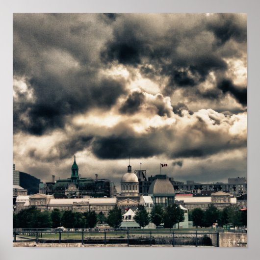 Marche Bonsecours/Bonsecours Market Poster (Voorkant)