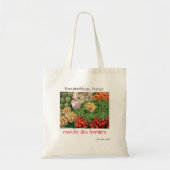 "marche des fermiers Fontainebleau. Frankrijk" Tote Bag (Voorkant)