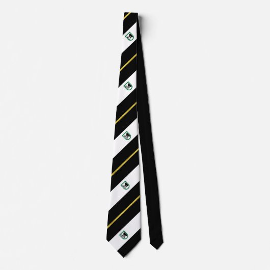 Marche gestreepte vlag stropdas (Voorkant)