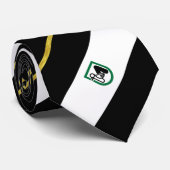 Marche gestreepte vlag stropdas (Opgerold)