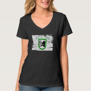 Marche Regio Italië Vlag Italiaans Ancona Vintage T-shirt