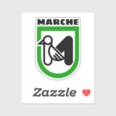 Marche-wapen (Italië) Sticker (Vel)