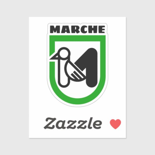 Marche-wapen (Italië) Sticker (Vel)