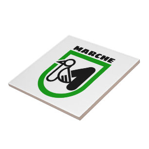 Marche-wapen (Italië) Tegeltje