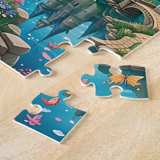 Märchen Puzzle, 20,3 cm x 25,4 cm, 110 Teile Legpuzzel (Zijkant)