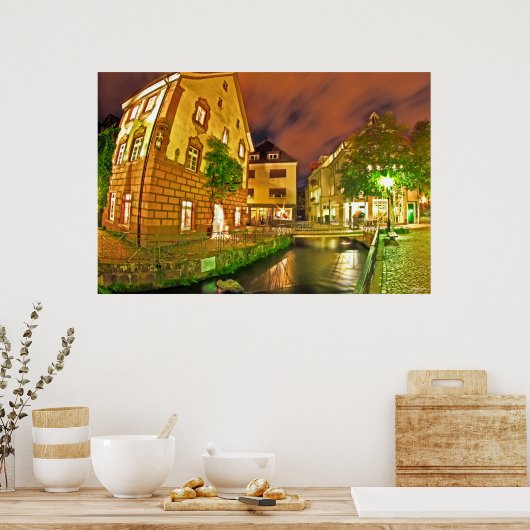 Märchenstadt Freiburg Poster (Keuken)